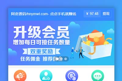 图片[1]-Thinkphp点赞系统全新蓝色UI+后台模板-网站模板-整站网站源码