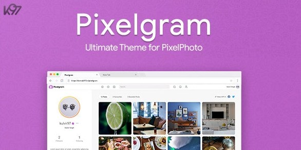 PixelPhoto主题模板下载-Pixelgram v1.4.1-网站模板-整站网站源码